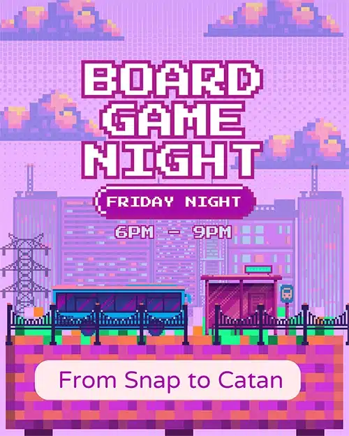 board game night poster