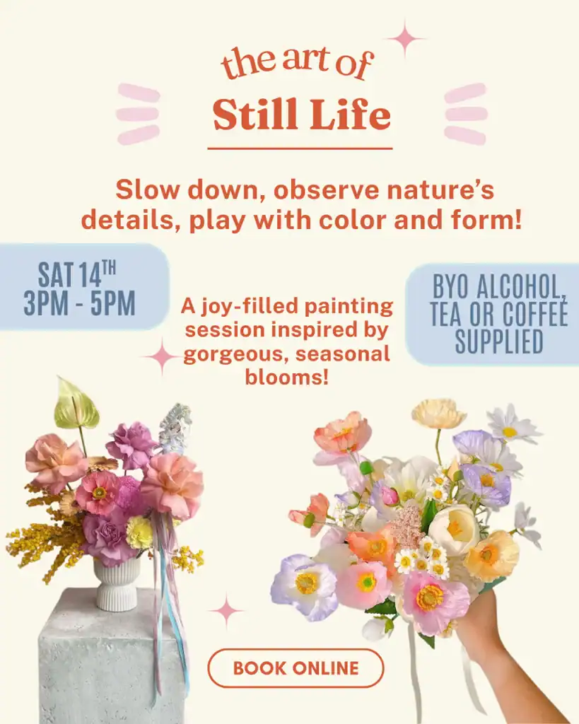 the art of still life poster