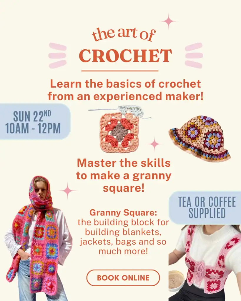 crochet poster