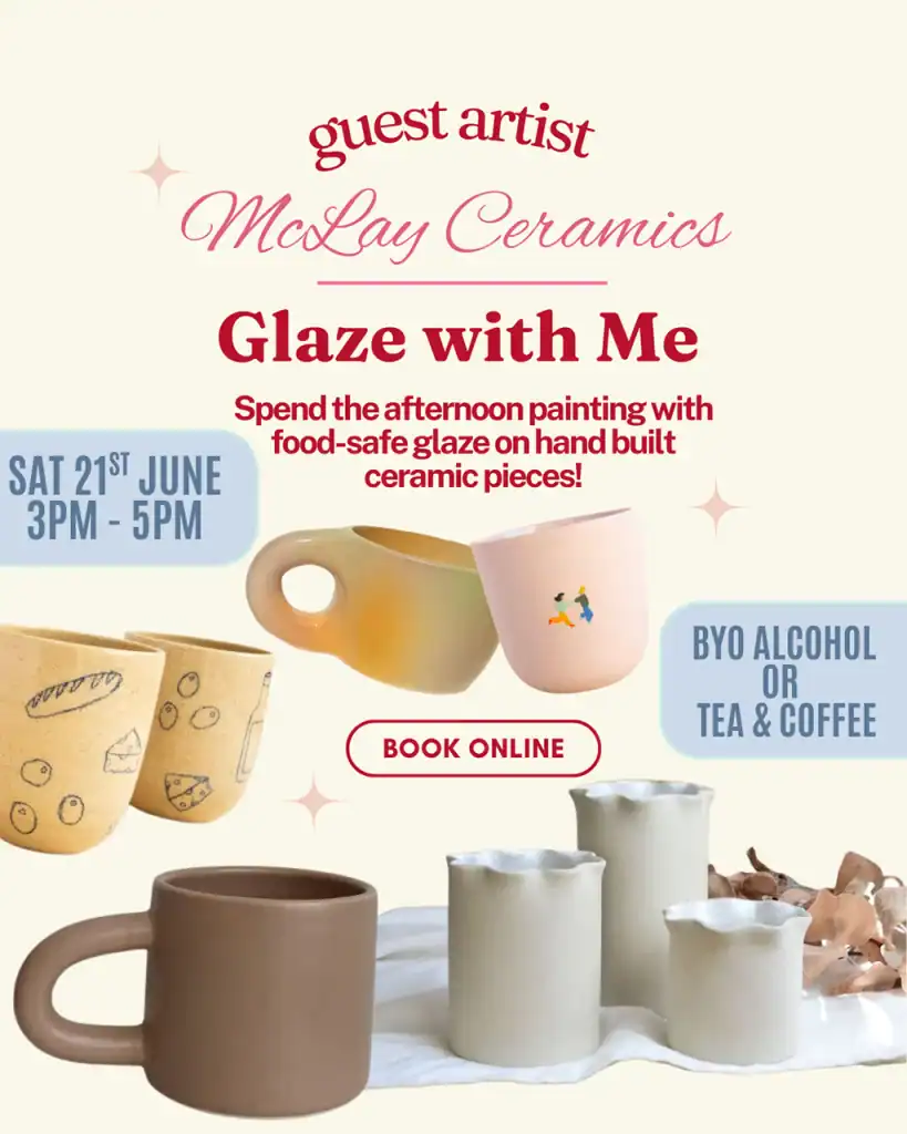 glaze with me poster