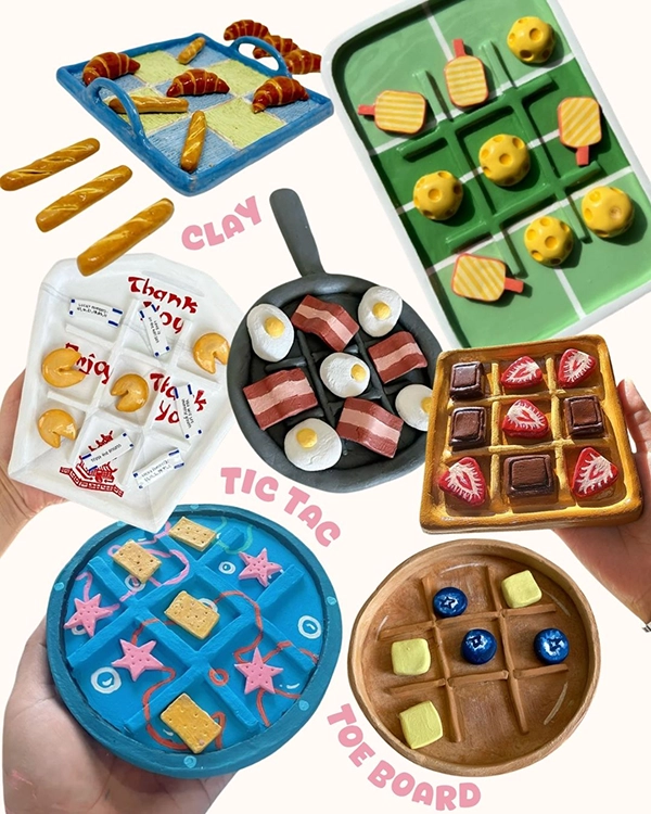 Clay Tic Tac Toe