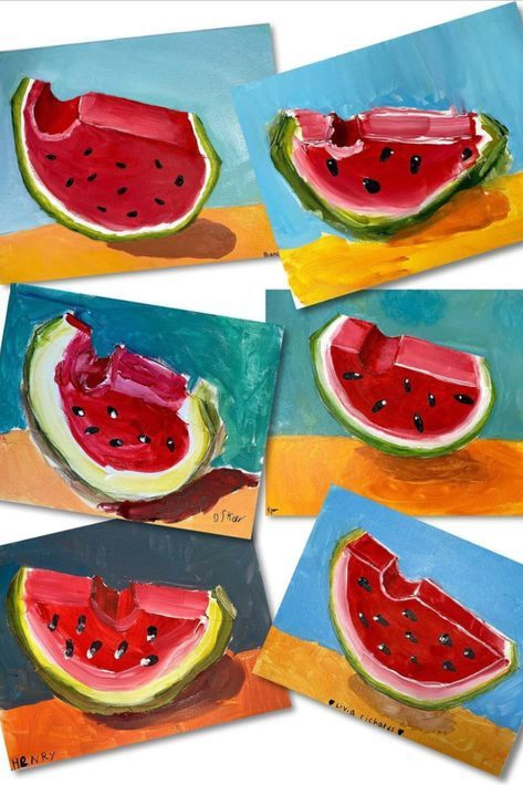 Kids Learn to Paint Still Life Fruit