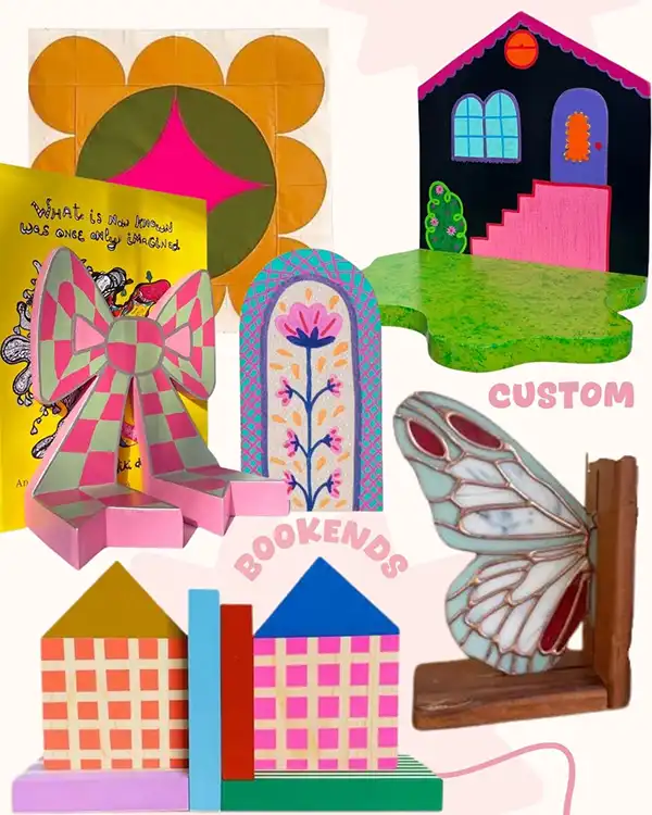 Custom Bookends Workshop Poster