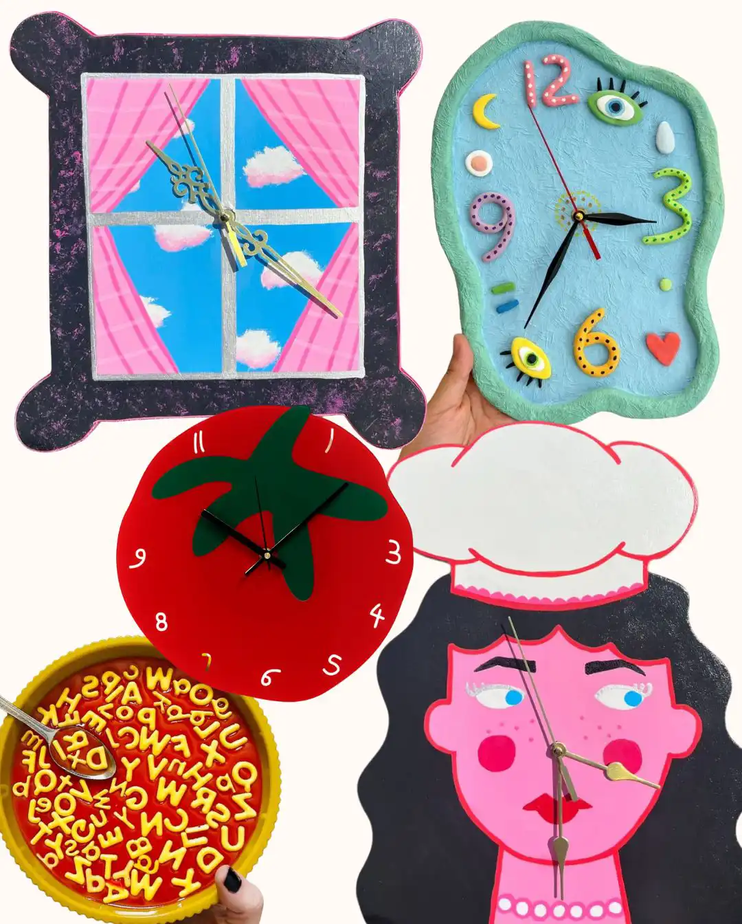 diy clocks workshop poster