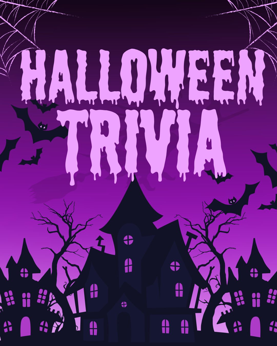 halloween trivia poster