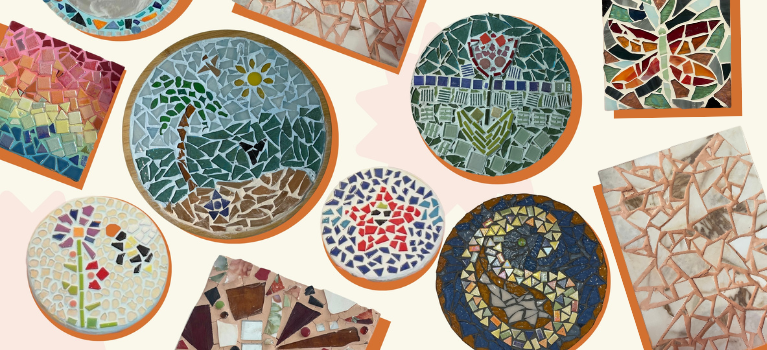 let's dilly dally mosaic event poster