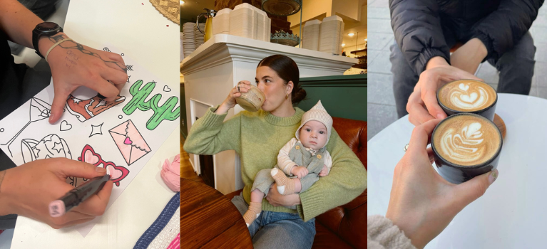 let's dilly dally mums & bubs event poster